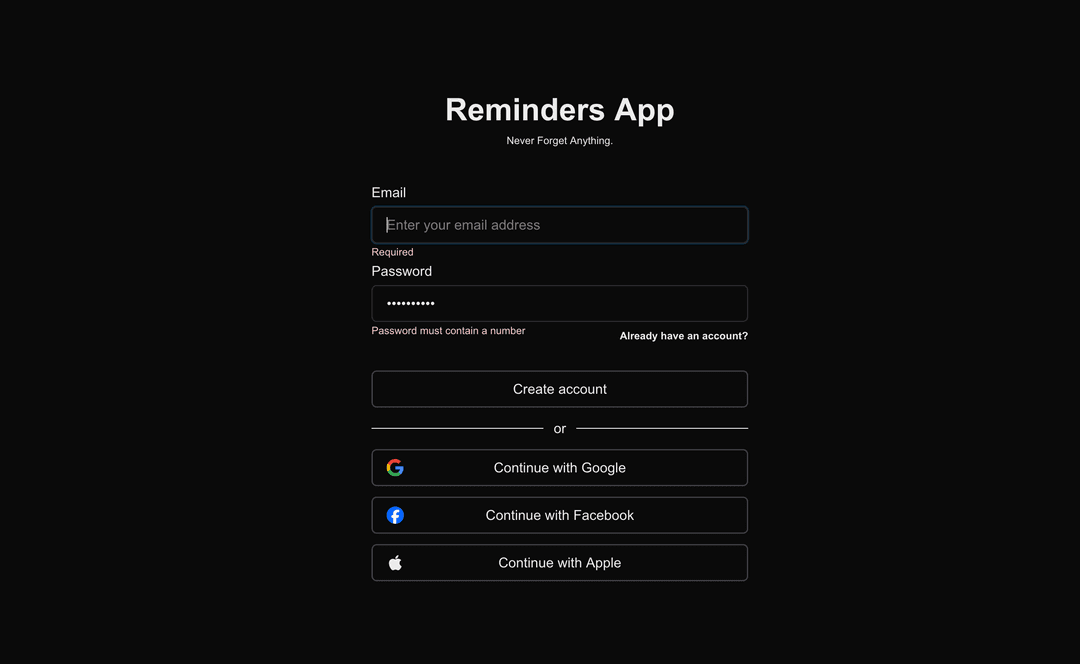 Small web app that uses Firebase auth and db