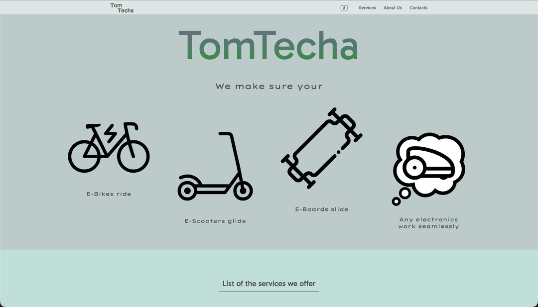 TomTecha small business website